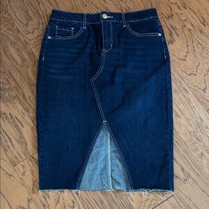 Dex Indigo Denim Pencil Skirt